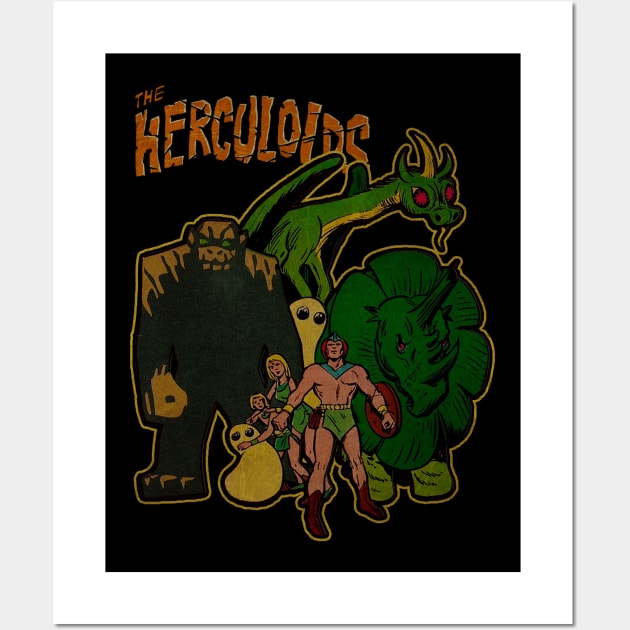 vintage the herculoids Wall Art by ernestbrooks